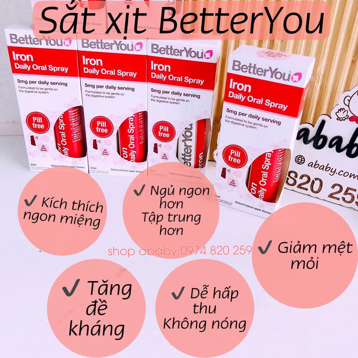 Hướng dẫn sử dụng sắt xịt Better You