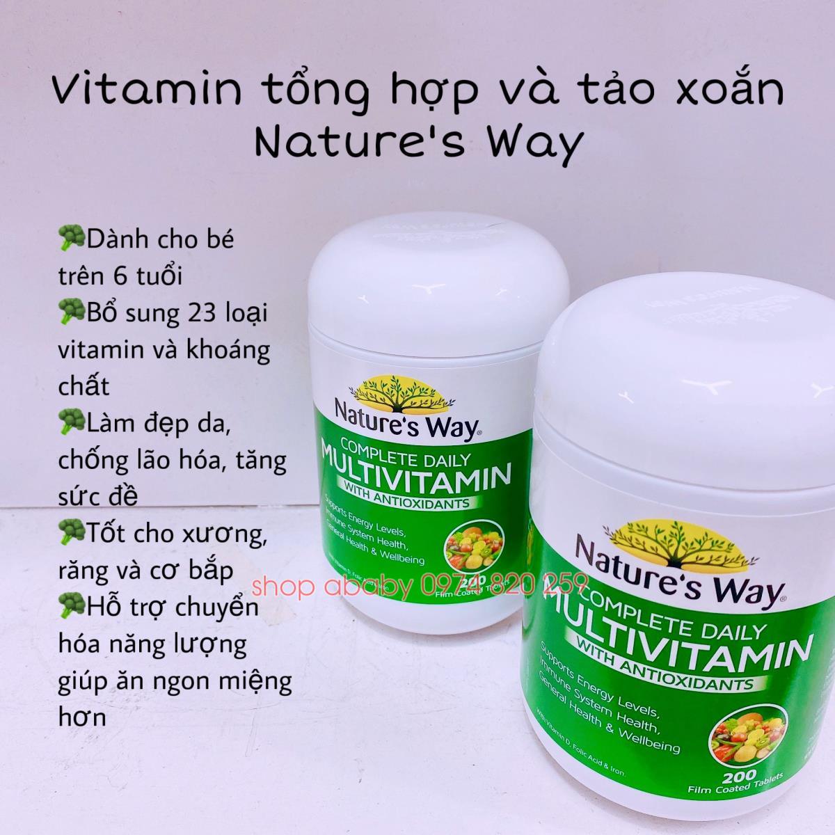 Vitamin Tổng Hợp Và Tảo Xoắn: Lợi Ích Sức Khỏe Và Cách Sử Dụng Hiệu Quả