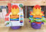 Bộ 7 cốc xếp chồng,đồ chơi tắm Infantino 205039