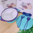 Bộ bát ăn dặm chống đổ Baby Double BC2180