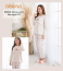 Bộ dài tay đáp ngực cho mẹ Dokma DM002
