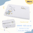 Gối cao su non Dokma + vỏ gối DS441 (20*36cm)