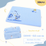 Gối cao su non Dokma + vỏ gối DS441 (20*36cm)