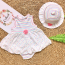 Set váy body Liittle Me kèm mũ (6-18m)