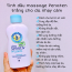 Tinh dầu massage Penaten trắng cho da nhạy cảm 200ml