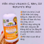 	Viên nhai vitamin C, Kẽm, D3 Nature's Way (>2 tuổi)