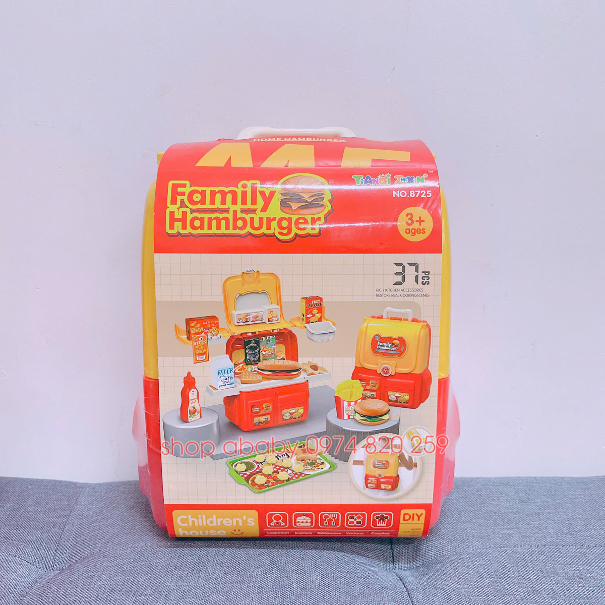 Balo Hambuger 37 món 8725S