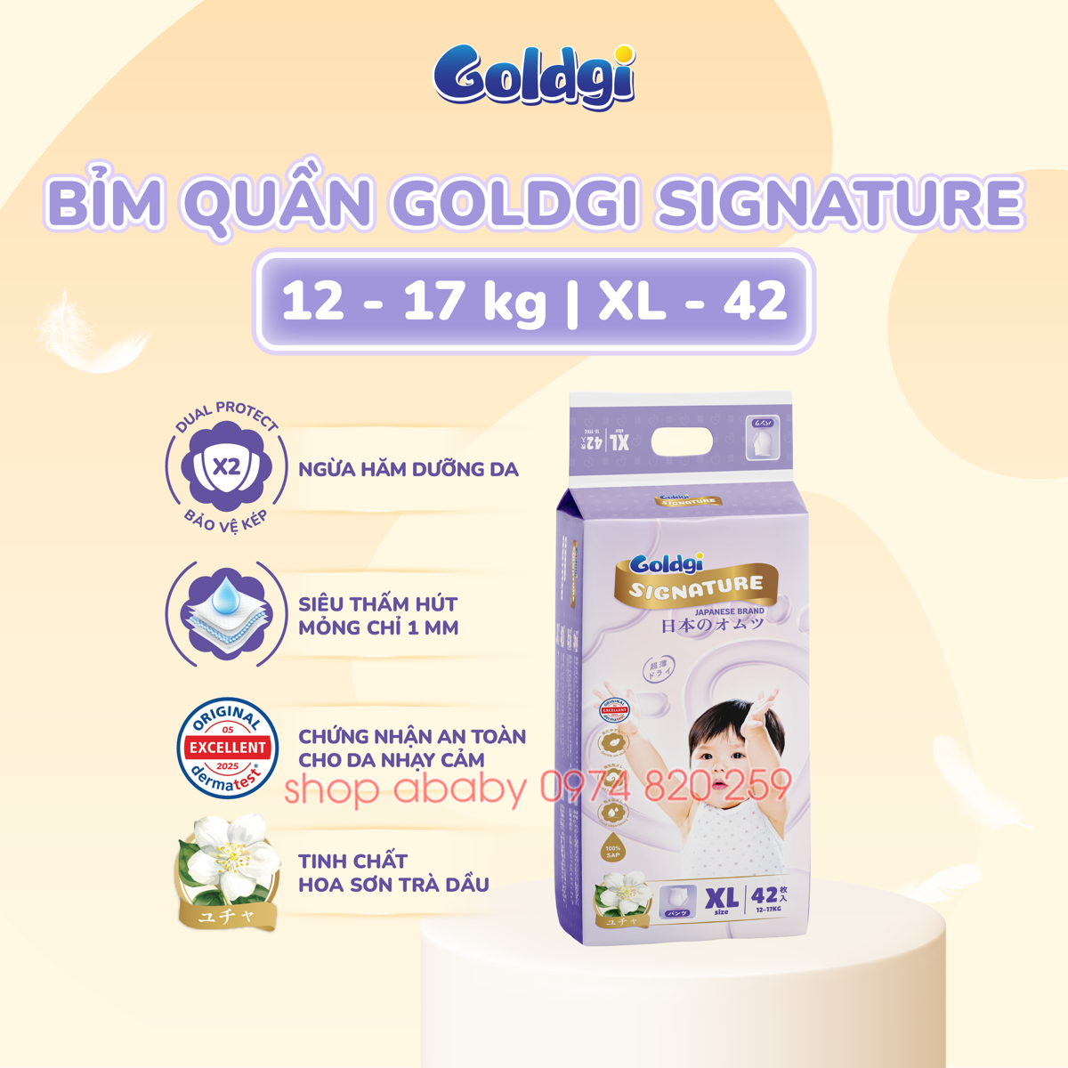 Bỉm - Tã quần Goldgi Signature