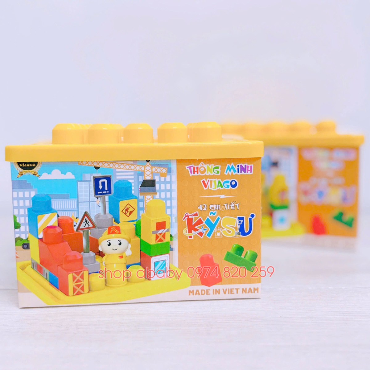 Bộ xếp hình kỹ sư 42 chi tiết Vijago VJG0476