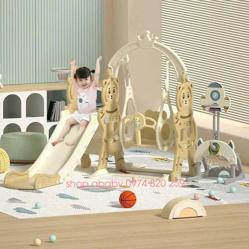 Cầu trượt xích đu 603 (ko lắp đặt)