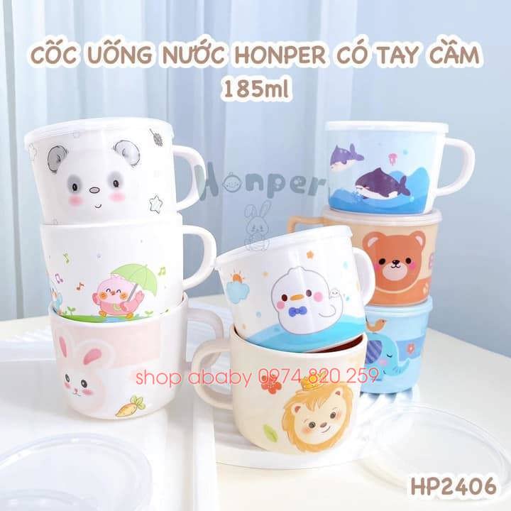 Cốc uống nước có nắp đậy Honper HP2406