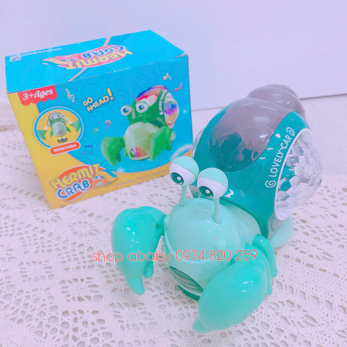 Cua ẩn sĩ có đèn nhạc xoay tròn 61467