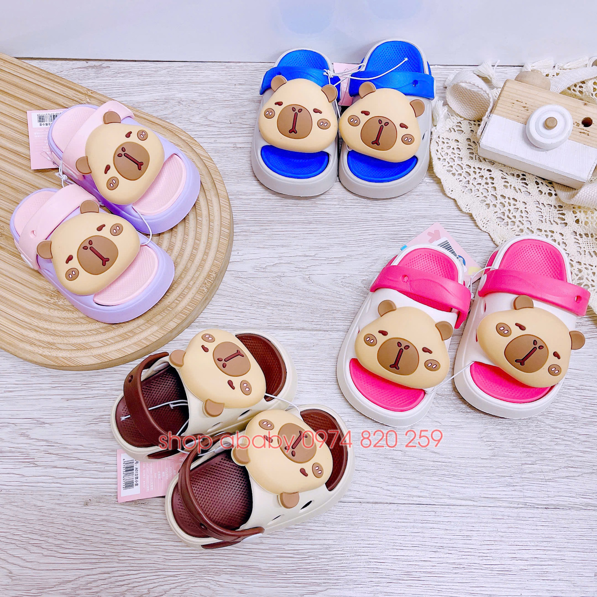 Dép có quai Capybara