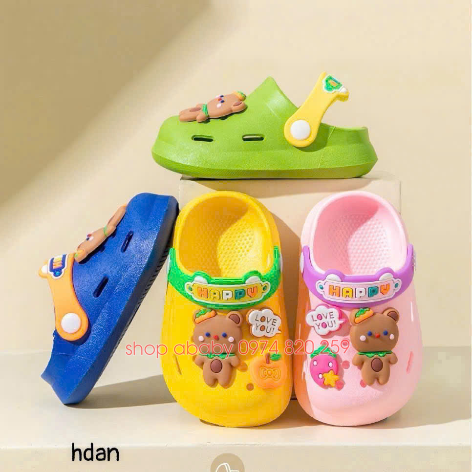 Dép sục gấu Happy