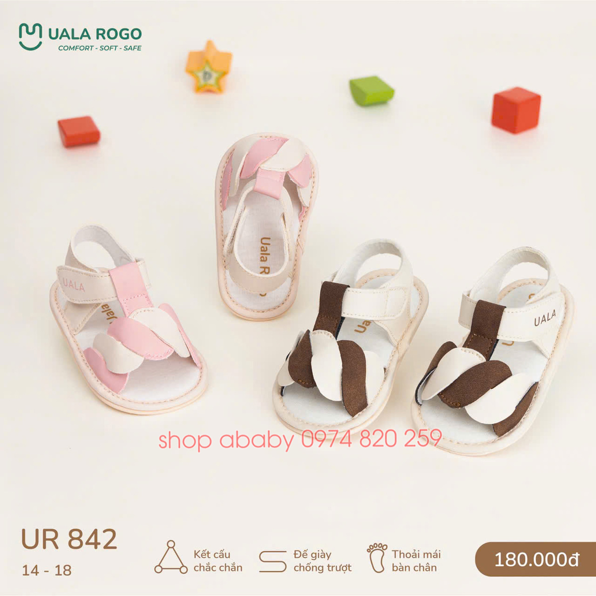 Dép tập đi Uala UR842
