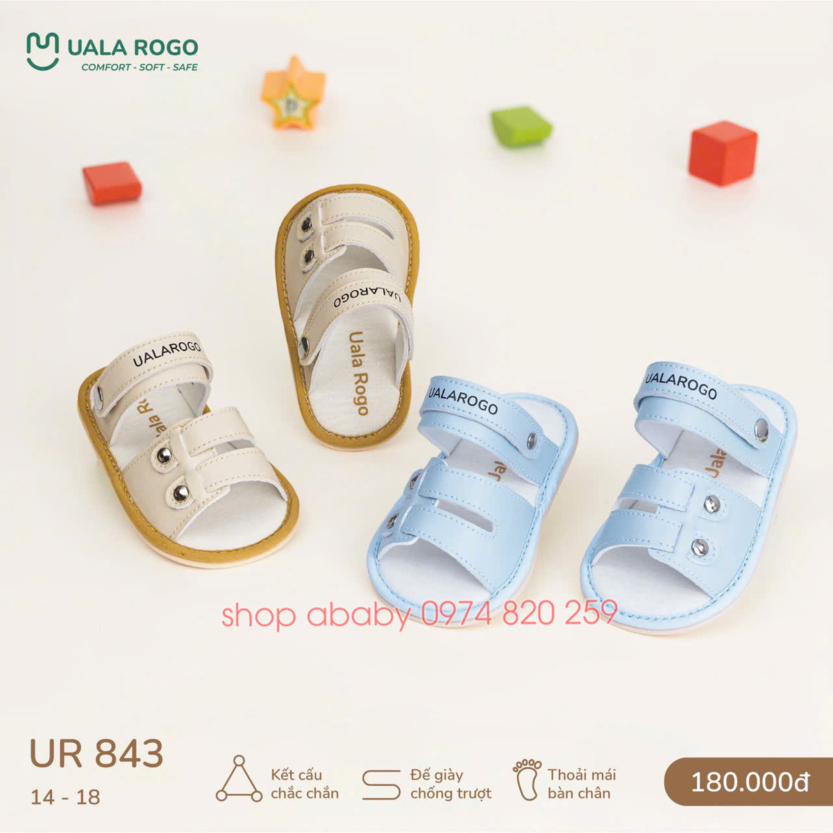 Dép tập đi Uala UR843