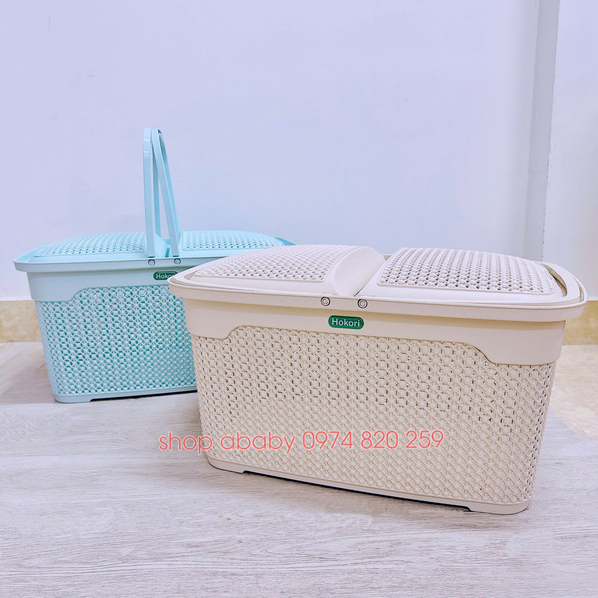 Giỏ đựng đồ có nắp Hokori 2608