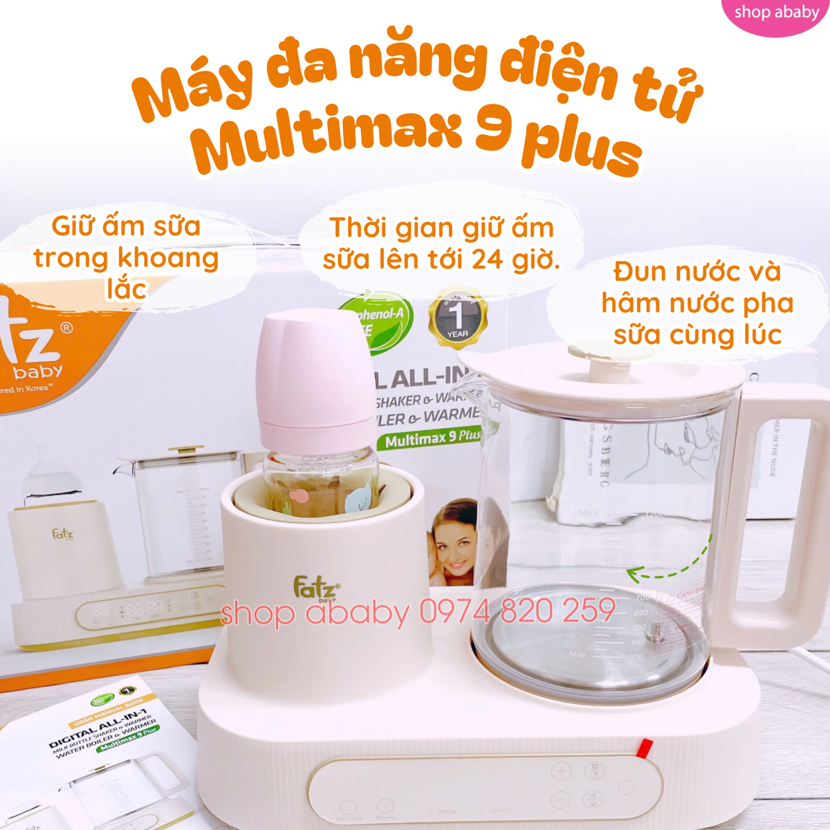 Máy đa năng điện tử Multimax 9 plus FB9511HB