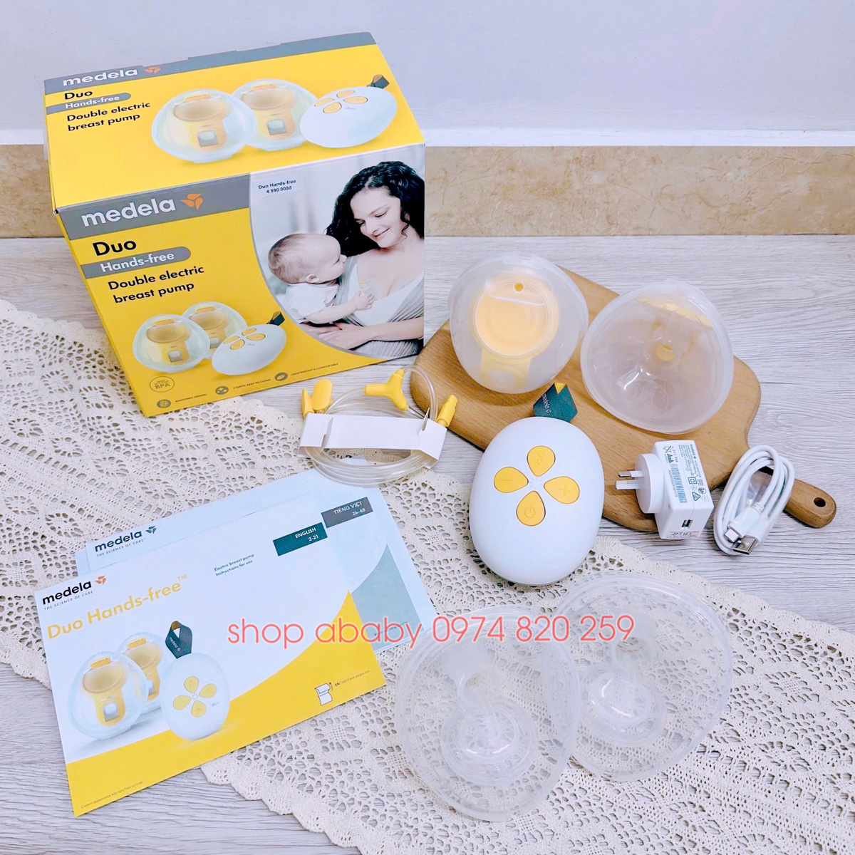 Máy hút sữa điện đôi Duo Hands-free Medela