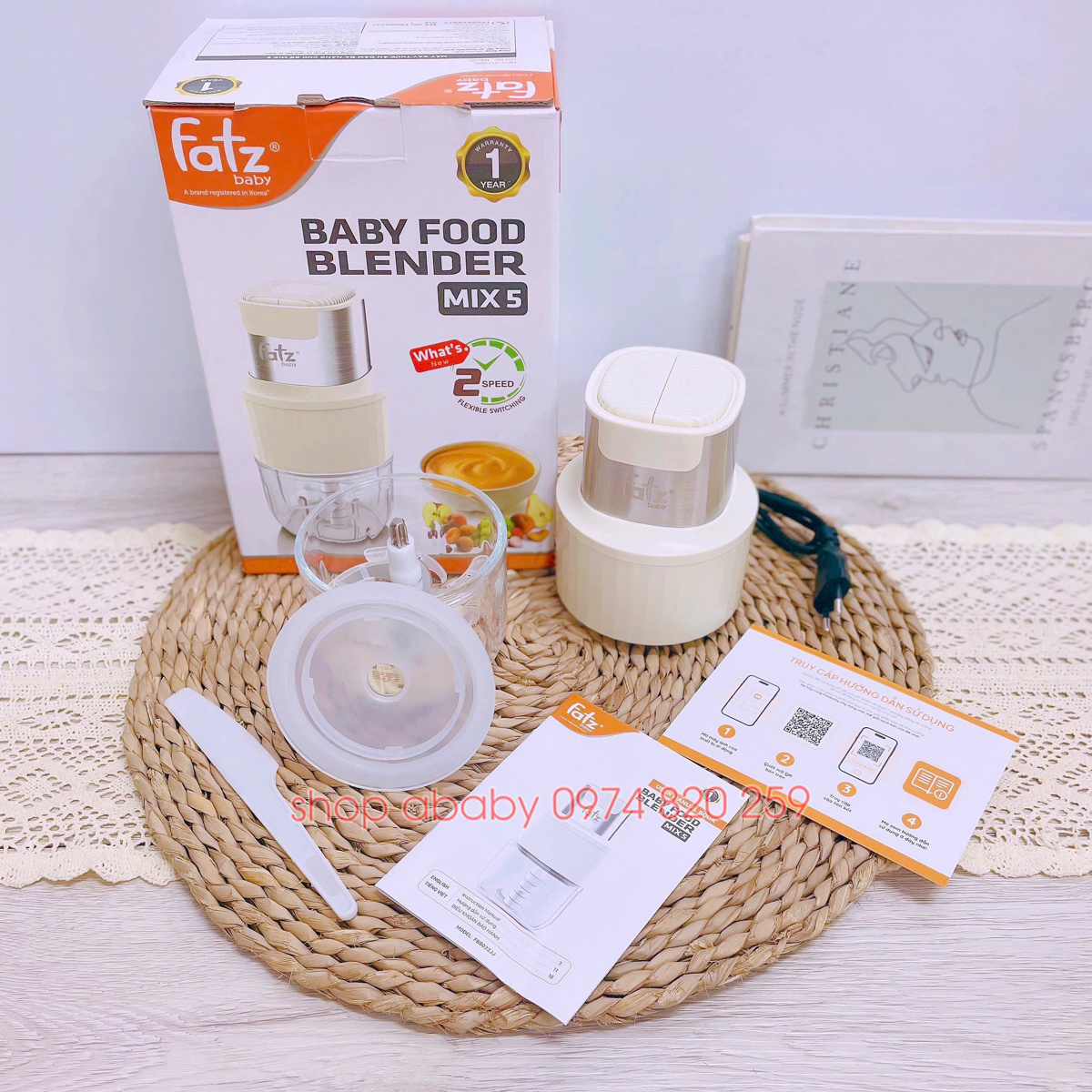 Máy xay Fatzbaby Mix 5 FB5022JJ 300ml