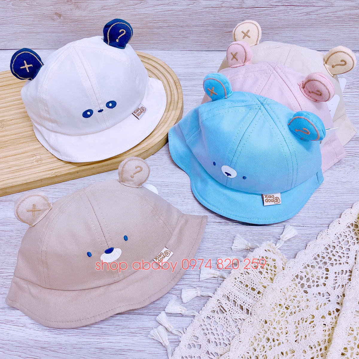 Mũ vành hình thú màu 59198