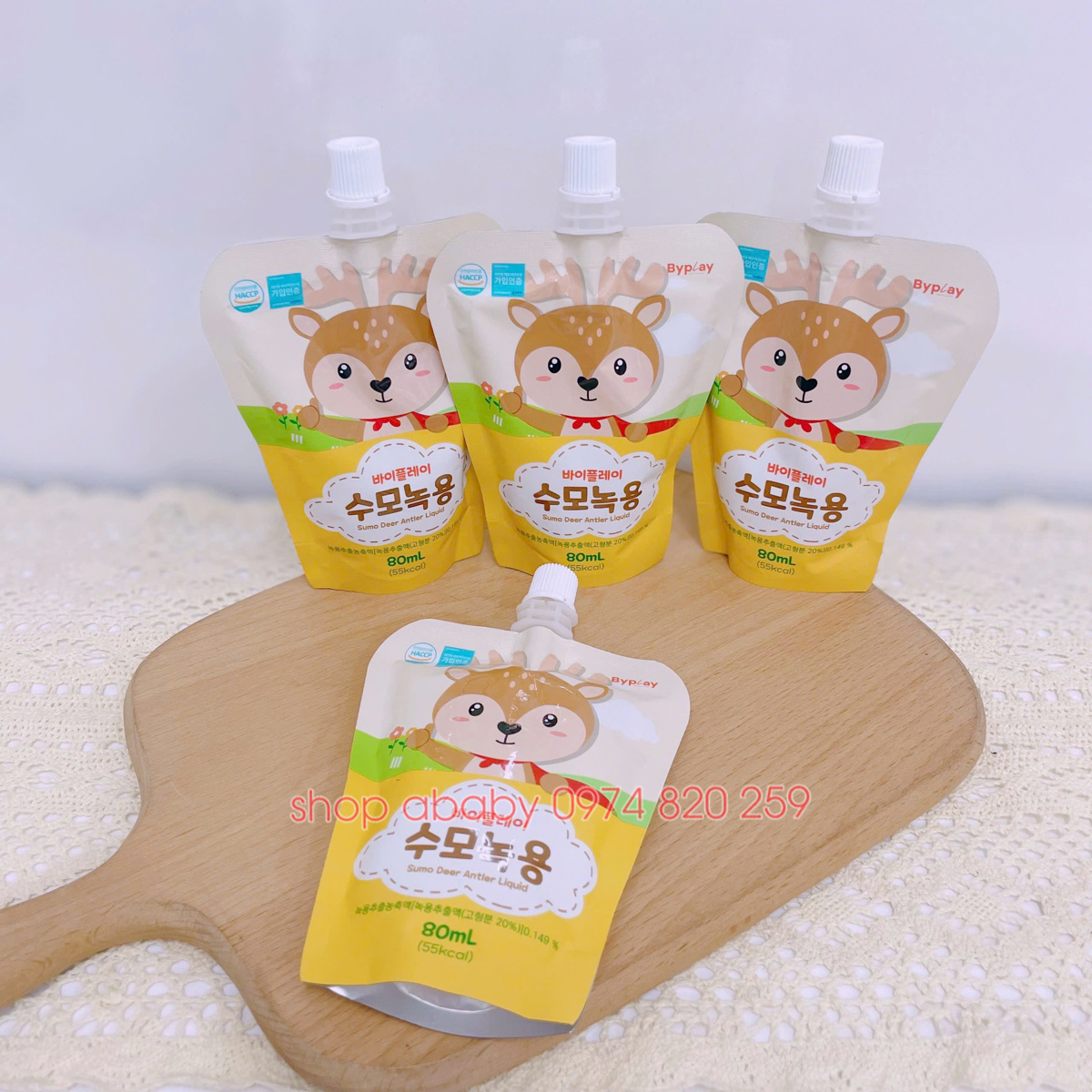 Nước gạc nhung hươu Byplay Sumo 80ml