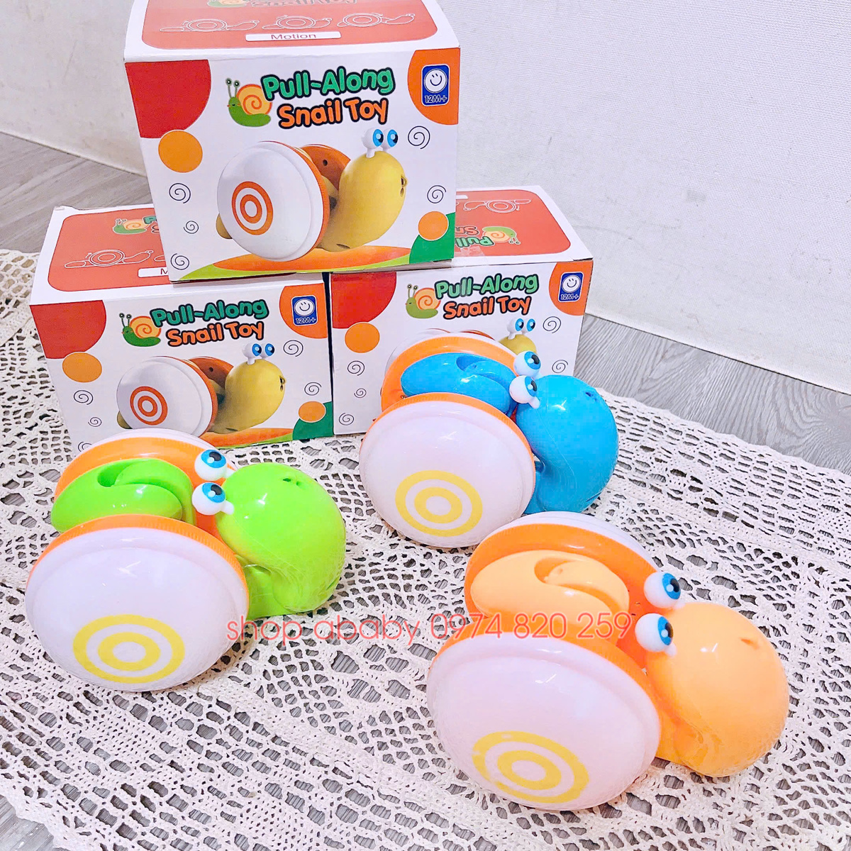 Ốc sên có đèn nhạc 61474