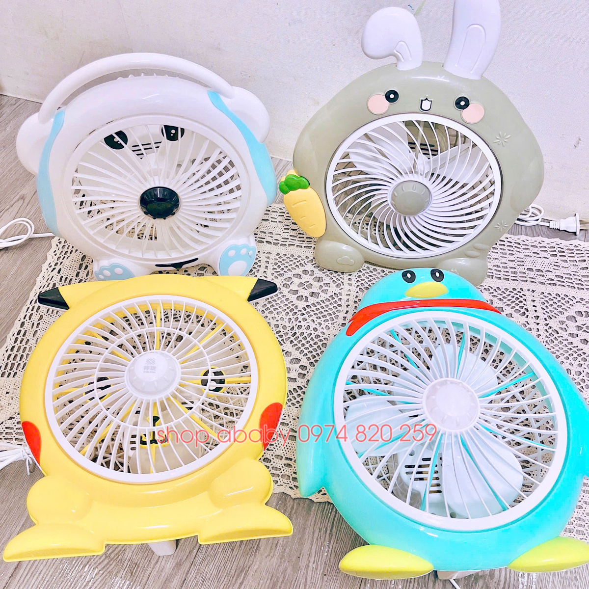 Quạt điện hình thú 161429