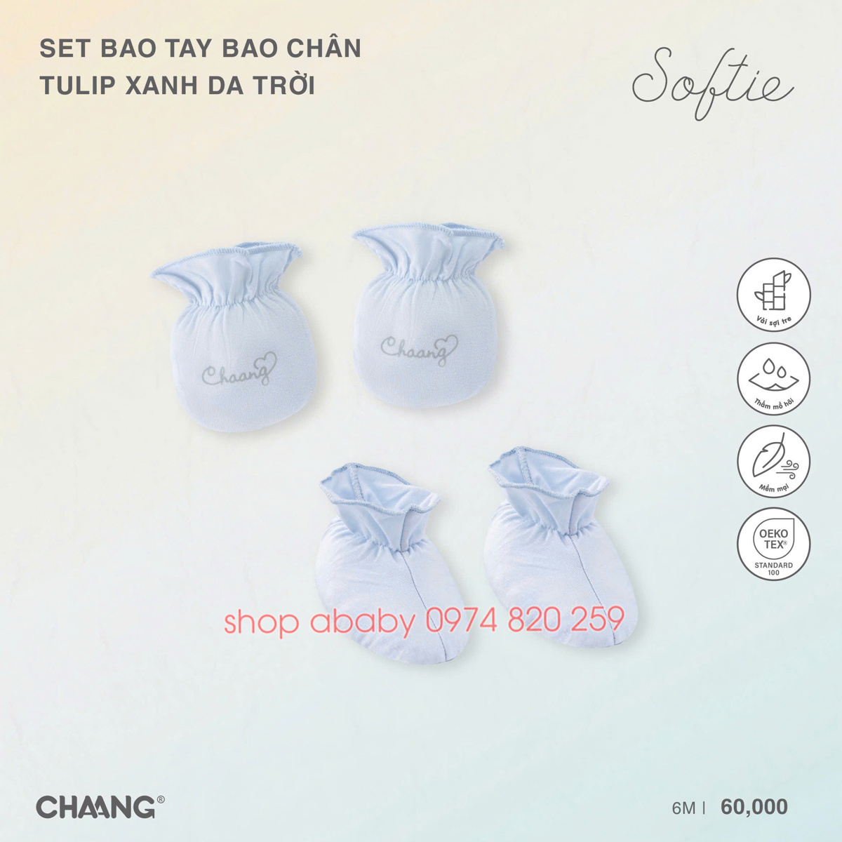 Set bao tay chân Chaang Tulip