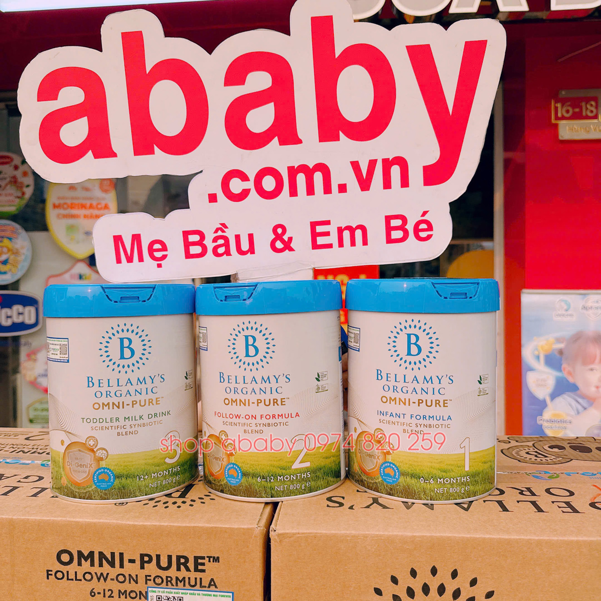 Sữa Bellamy's Organic Omni-Pure 800g