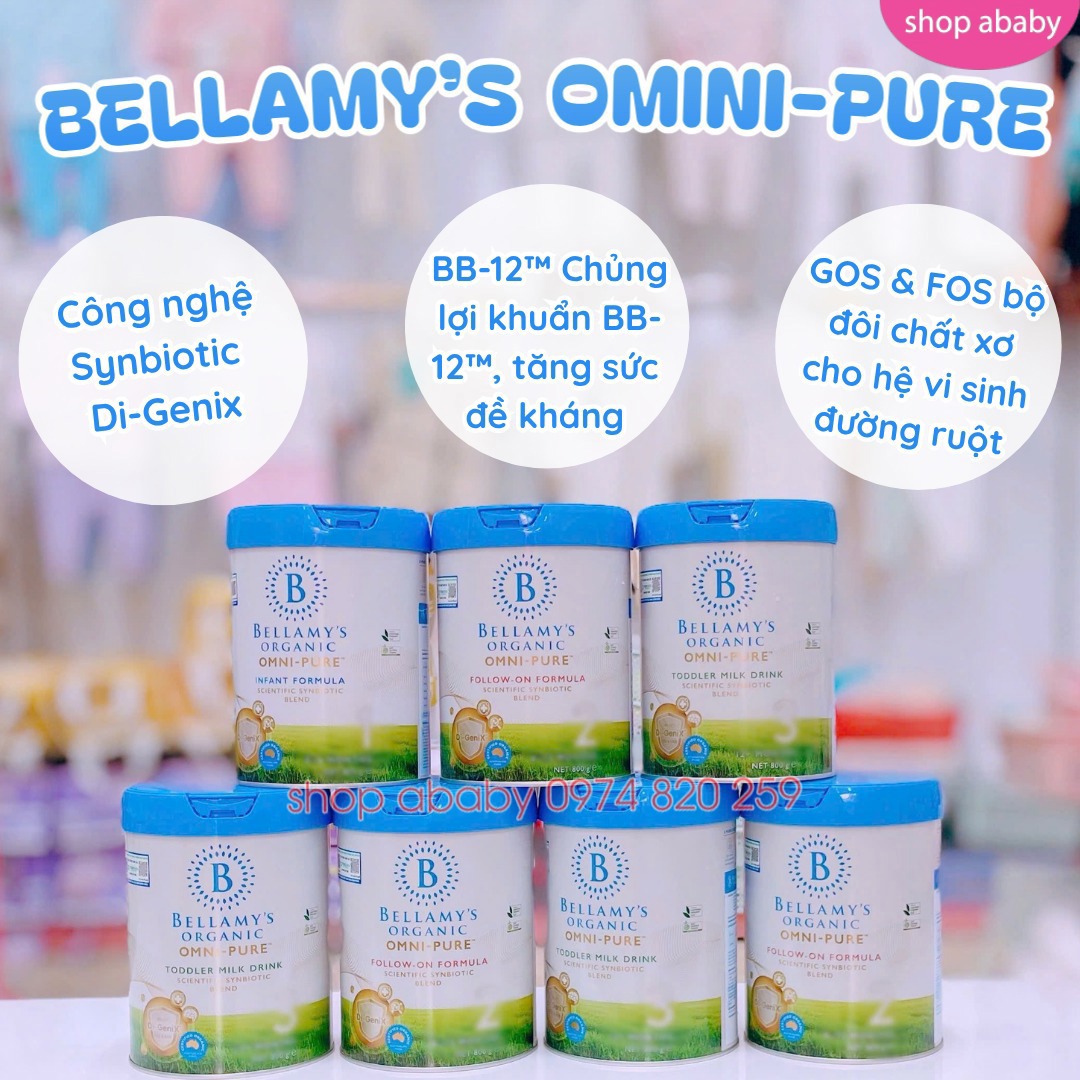Sữa Bellamy's Organic Omni-Pure 800g