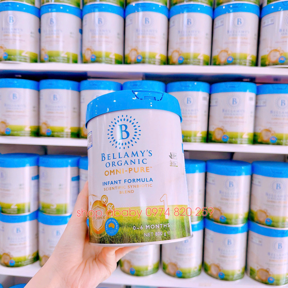 Sữa Bellamy's Organic Synbiotic Omni-Pure 800g | shop ababy - Cửa