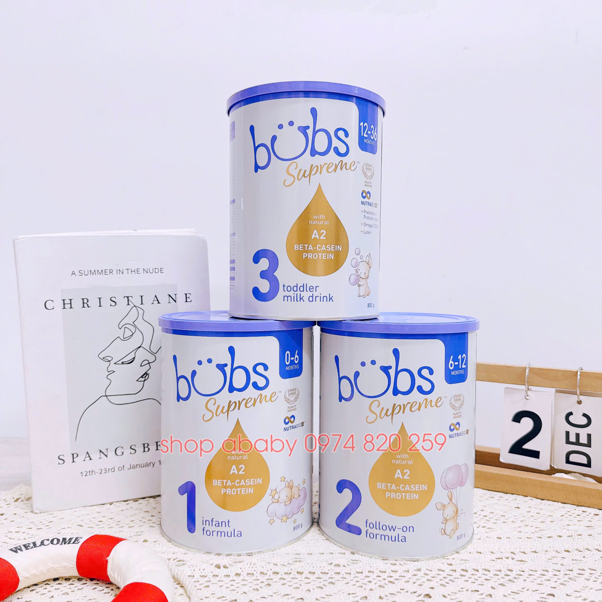 Sữa Bubs Supreme 800g 