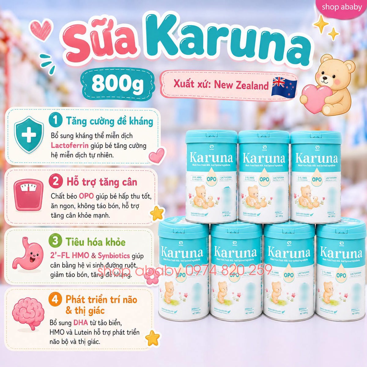 Sữa Karuna 800g 