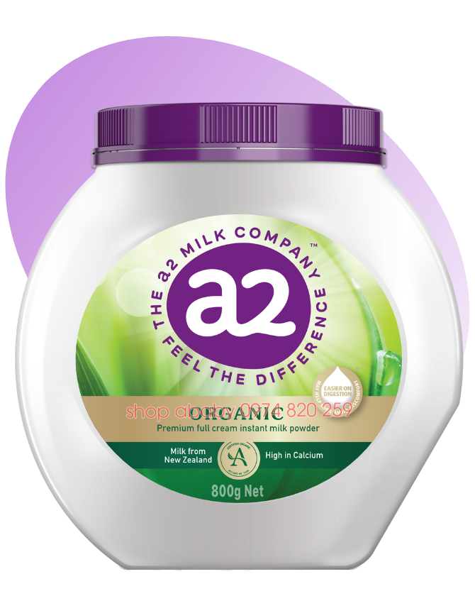 Sữa nguyên kem Organic a2 800g (1y+)