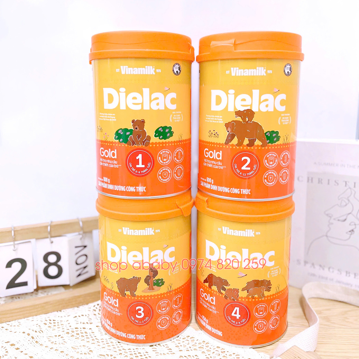 Sữa Vinamilk Dielac Gold 800g