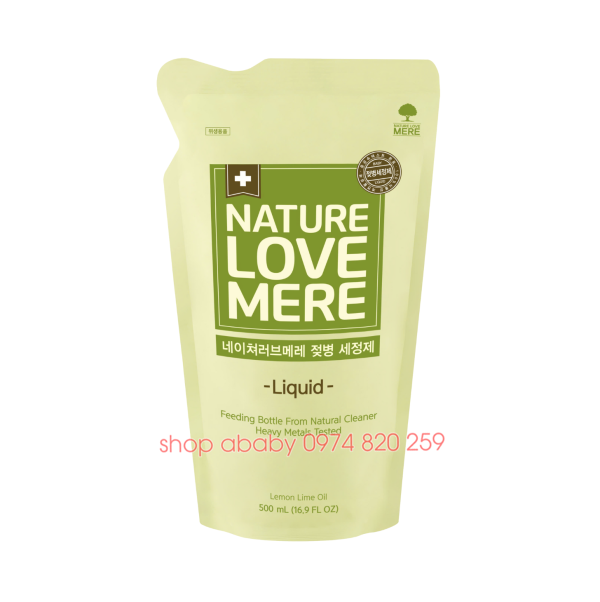 Túi nước rửa bình Nature Love Mere 500ml