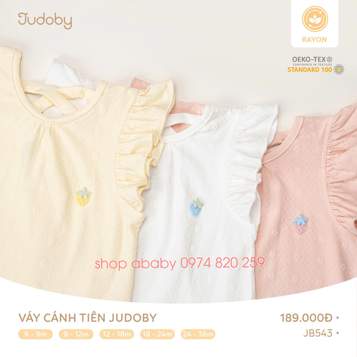 Váy cánh tiên Judoby JB543