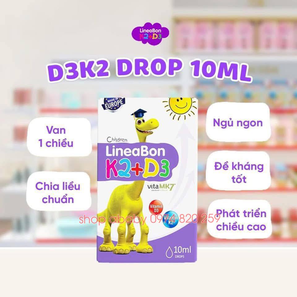 Vitamin D3K2 LineaBon nhỏ giọt 10ml